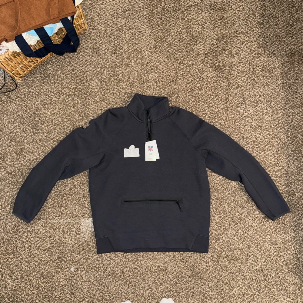 NFL Black Zip Up Sweater
